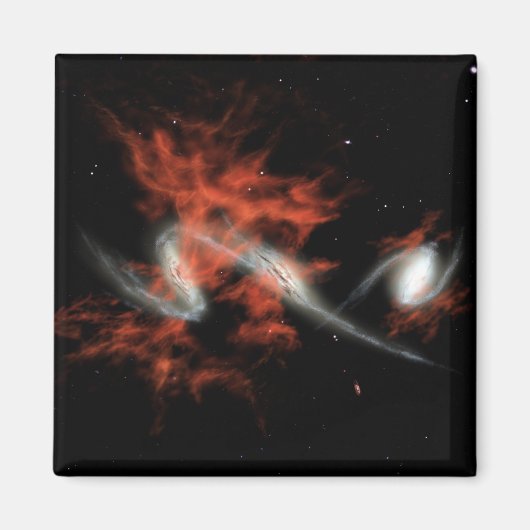 巨大な銀河の塊 マグネット (正面)