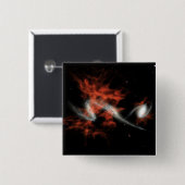 巨大な銀河の塊 缶バッジ (正面&裏面)