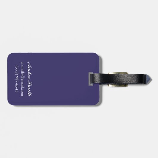 巨大な雪玉ポスターを作るいけない格言 ラゲッジタグ (裏面横)