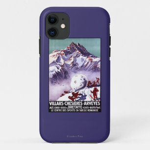 巨大な雪玉ポスターを作るいけない格言 iPhone 11 ケース