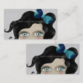 巨大な青い目 名刺 (正面/裏面)