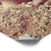 巨大な頭とワシの景色 ポスター (角)