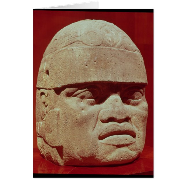 巨大な頭部、Olmec (正面)