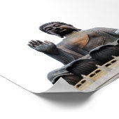 巨大な香港の座っている仏 ポスター (角)