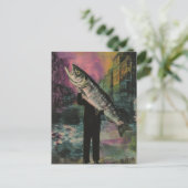 巨大な魚を持つ人 ポストカード (スタンド正面)