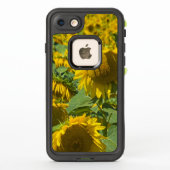 巨大な黄色のひまわり LifeProof iPhoneケース (裏面)