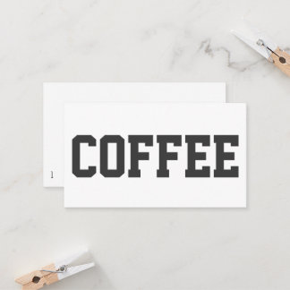 巨大な黒の文字オンホワイトパンチロイヤリティカード ロイヤリティカード