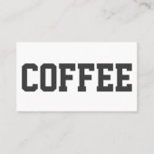 巨大な黒の文字オンホワイトパンチロイヤリティカード ロイヤリティカード (正面)