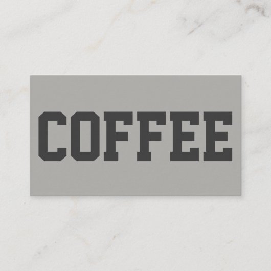 巨大な黒文字オンホワイトパンチロイヤリティカード ロイヤリティカード (正面)