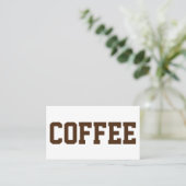 巨大な黒文字オンホワイトパンチロイヤリティカード ロイヤリティカード (スタンド正面)