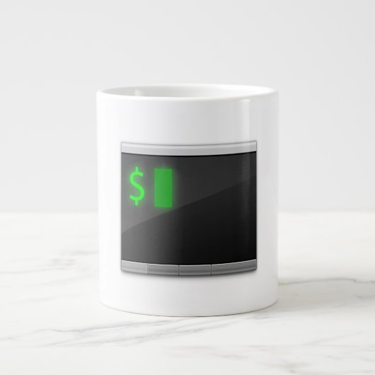 巨大な20 oz iTerm2のロゴのマグ ジャンボコーヒーマグカップ (正面)