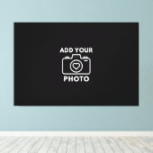 巨大な40x60カスタムの写真 キャンバスプリント (インサイチュ (ウッドフロア))