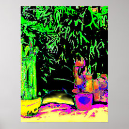 巨大な72" x52"および52" x 72" Gicléeの芸術Staghorn ポスター