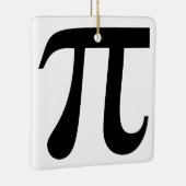 巨大な「Pi」記号 セラミックオーナメント (右)
