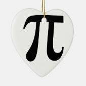 巨大な「Pi」記号 セラミックオーナメント (右)