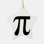 巨大な「Pi」記号 セラミックオーナメント (右)