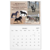巨大なFriesianの馬のカレンダー2013 カレンダー (1月 2027)