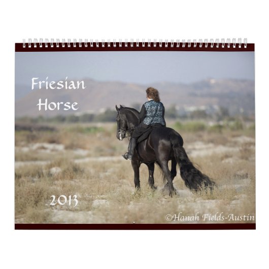 巨大なFriesianの馬のカレンダー2013 カレンダー (カバー)