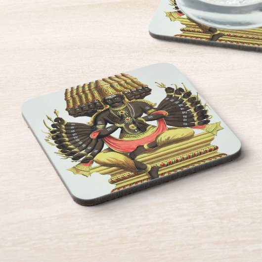 巨大なRavana (色のlitho) コースター (左側)