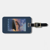 巨大なSceneWhiteの星ライン ラゲッジタグ (正面横)