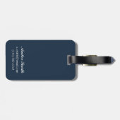 巨大なSceneWhiteの星ライン ラゲッジタグ (裏面横)