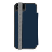 巨大なSceneWhiteの星ライン Incipio iPhoneウォレットケース (フォリオ裏面)