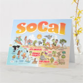 巨大なSoCalグリーティングカード カード (黄色い花)