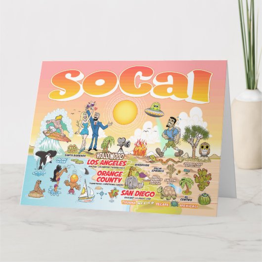 巨大なSoCalグリーティングカード カード (正面)