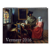 巨大なVermeer 2016 カレンダー (カバー)