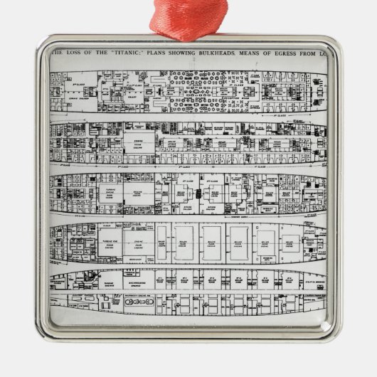 巨大のの損失の照会: 横断面 メタルオーナメント (正面)