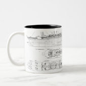 巨大のの損失への照会: 十字のsectio ツートーンマグカップ (左)