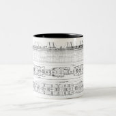 巨大のの損失への照会: 十字のsectio ツートーンマグカップ (中央)