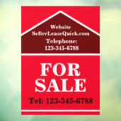 巨大はっきりした販売看板実在財 ウィンドウサイン (シート3)