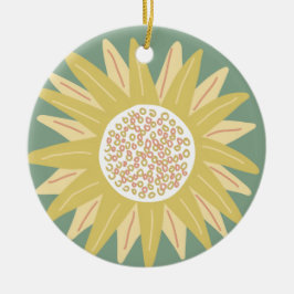巨大ひまわり セラミックオーナメント