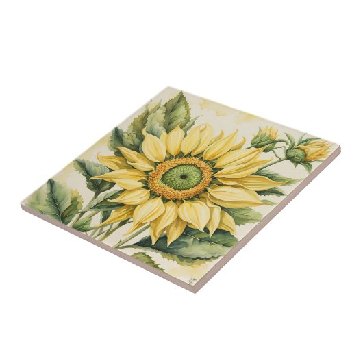 巨大ひまわり タイル (側面)