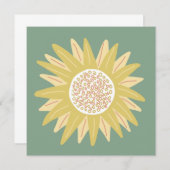 巨大ひまわり 招待状 (正面/裏面)