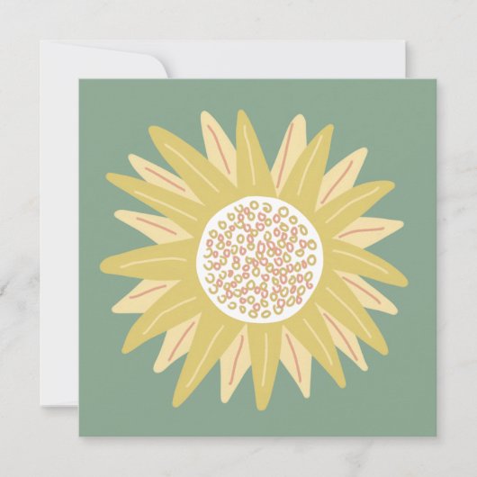 巨大ひまわり 招待状 (正面)