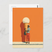 巨大アイスクリーム大喜び ポストカード (正面/裏面)