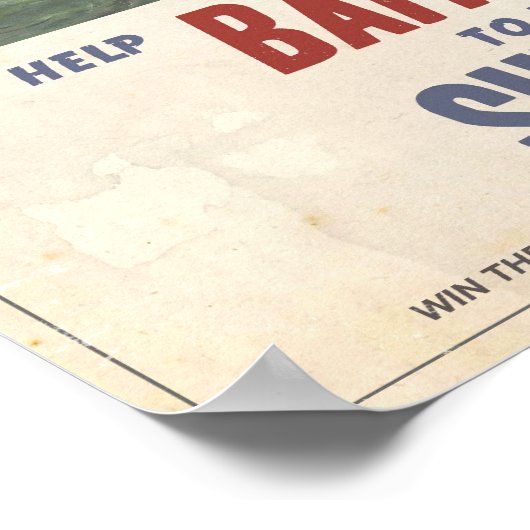 巨大イカ対サブ ポスター (角)