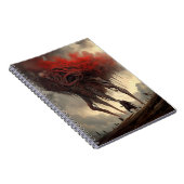 巨大エイリアン歩くSFホラーアート ノートブック (右側)