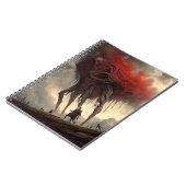 巨大エイリアン歩くSFホラーアート ノートブック (左側)