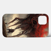 巨大エイリアン歩くSFホラーアート Case-Mate iPhoneケース (裏面 (横))