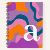 巨大オーガニックモノグラムのカモダンーブ ノートブック (正面)