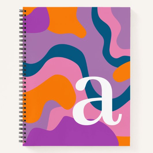 巨大オーガニックモノグラムのカモダンーブ ノートブック (正面)