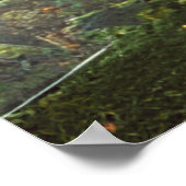 巨大カラフルツリーハウスシュレアルなポスター ポスター (角)