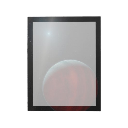 巨大ガス惑星のまわりに白い矮星。 ノートパッド (回転)