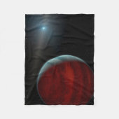巨大ガス惑星のまわりに白い矮星。 フリースブランケット (正面)