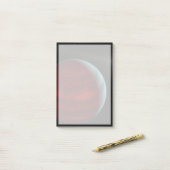 巨大ガス惑星のまわりに白い矮星。 ポストイット (デスク上)