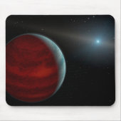 巨大ガス惑星のまわりに白い矮星。 マウスパッド (正面)
