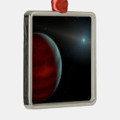 巨大ガス惑星のまわりに白い矮星。 メタルオーナメント (右)